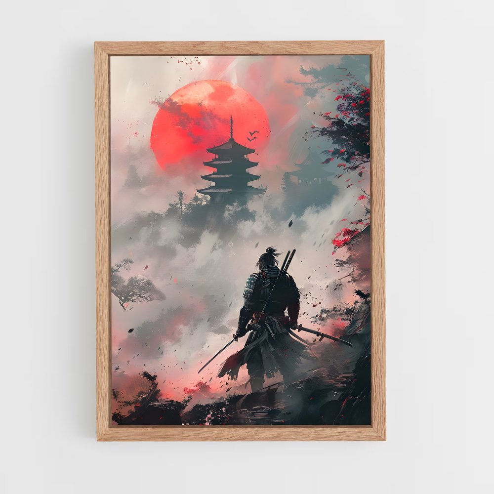 Poster Ghost tsushima samouraï – affiche Ghost of tsushima (vue 4)